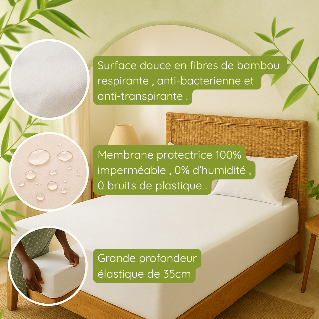 Nouveau Protège-Matelas Bambou Sleep