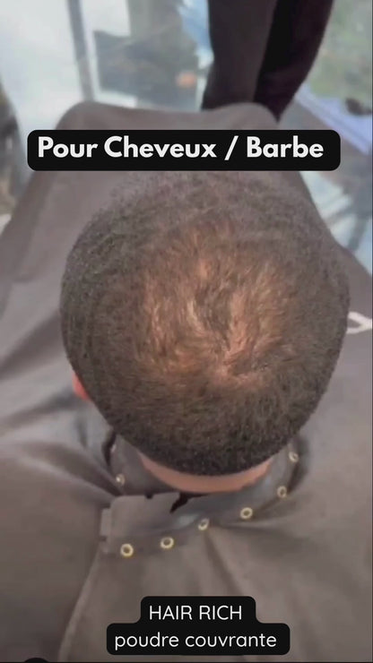 Poudre couvrante cheveux et barbe HAIR RICH